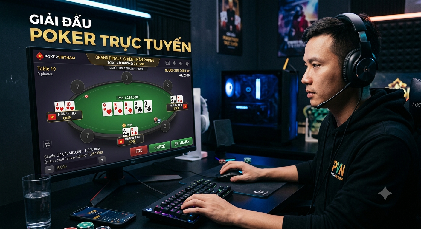 giải đấu poker trực tuyến